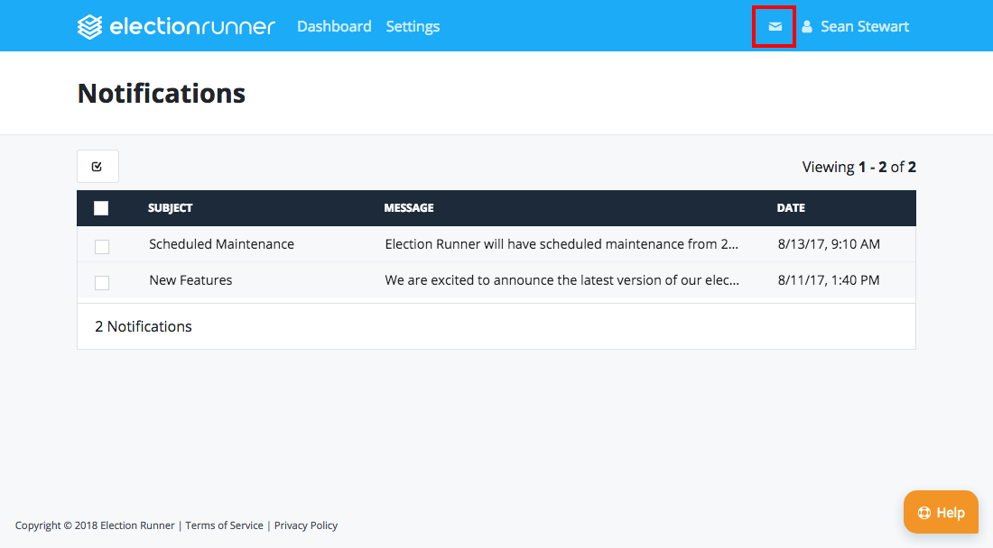 Account Notifications